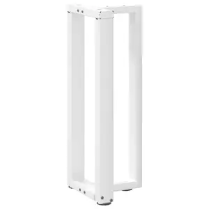 Table leg set VidaXL 4013041, metal, white, indoor, suitable for console tables