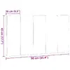 Подушка для изголовья VidaXL 4019144 черная Photo 9