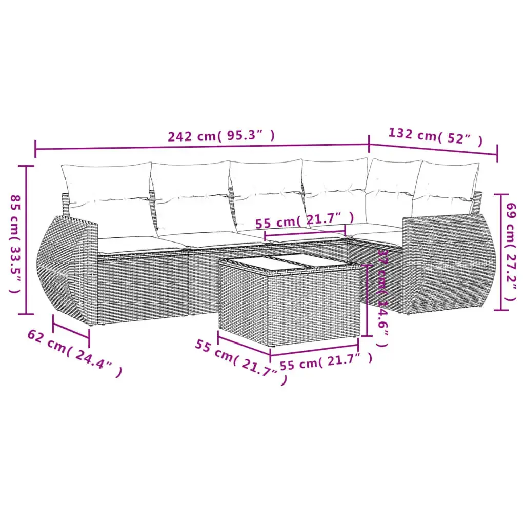Набор уличной мебели VidaXL 3221342 Photo 8