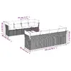 VidaXL 3249152 — 9‑предметный набор уличной мебели Photo 3