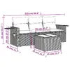 VidaXL 3252210 — 4 предмета уличной мебели Photo 3