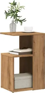 Приставной стол VidaXL модель 856559 в отделке Artisan Oak, древесный материал
