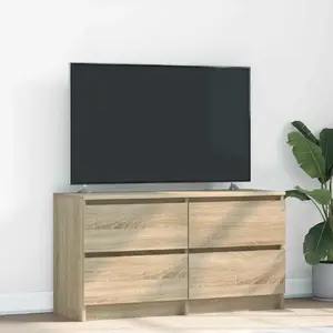 ТВ-тумба VidaXL Sonoma Oak модель 861798 — 100x35x54 см, клееное дерево