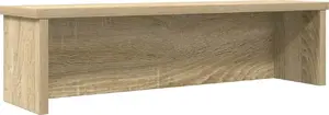 Настенная складная кухонная полка VidaXL модель 860503, отделка дуб сонома, 60 x 15 x 16 см