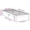 Каркас кровати VidaXL 859221 — 90x200 см белый Photo 9