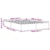 Каркас кровати VidaXL 3310883 для 140x200 см Photo 12