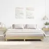 Каркас кровати VidaXL 3328701 Дуб 2,03x2,03 м Photo 2