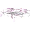 Каркас кровати VidaXL 3328712 Photo 10