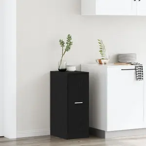 Аптечный шкаф vidaXL, цвет черный дуб