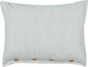 Decorative cushion Beliani SEBRINE 40 x 60 cm striped green-white