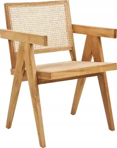 Dining chair Beliani WESTBROOK — light wood frame, wooden seat and backrest