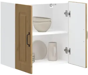 Virtuves sienas skapītis VidaXL Kalmar ar Oak Artisan apdari