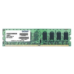Patriot Memory 2GB PC2-6400 atmiņas modulis 1 x 2 GB DDR2 800 MHz