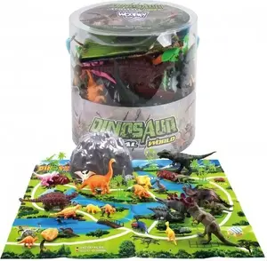 Figūriņu komplekts Woopie Zestaw Figurki Dinozaury 34 gab. — Woopie 47153 Lek