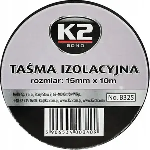 Insulation tape K2 model B325 — 15 mm x 10 m, electrical insulating tape
