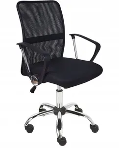 Biroja krēsls Beliani BEST — melns, grozāms ergonomisks krēsls