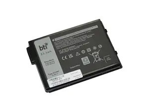 Nomaiņas 3‑šūnu Li‑Ion baterija Dell Latitude Rugged 11.4V 4457mAh 53Wh (melna)