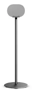 Floor speaker mount Nedis SPMT5950BK — ABS and metal, max load 5 kg, height up to 71.5 cm, footprint 250×250 mm, black
