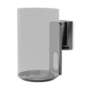 Wall speaker mount Nedis SPMT5800BK — ABS and metal, max load 3 kg, height 15 cm, width 115 mm, depth 175 mm