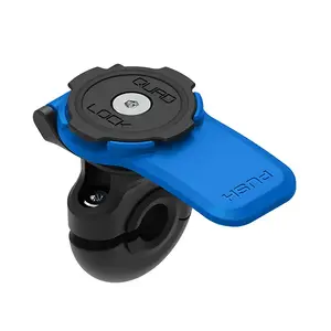 Pasīvs telefona turētājs uz spoguļa Quad Lock — Selsey QLM-MIR-2, melns/zils