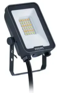 LED floodlight Philips BVP167 LED12/80 CRI 3000K-4000K-6500K PSU 10W SWB — exterior lighting