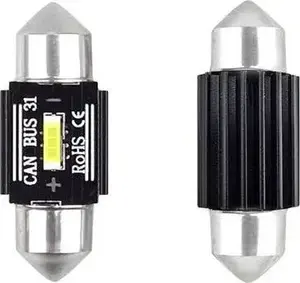 Amio светодиодная лампа CANBUS 1 SMD UltraBright 1860 Festoon 31mm белая 12V/24V