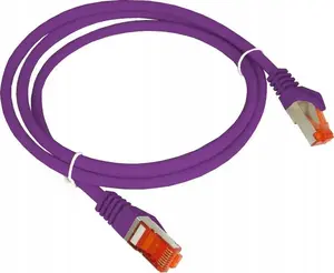 Alantec Category 6A S/FTP Patch Cord, 0.25m, LSOH, Violet