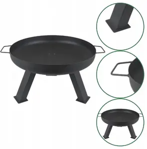 Outdoor Fire Pit Master Grill MG443 80 cm — garden fireplace, open grill