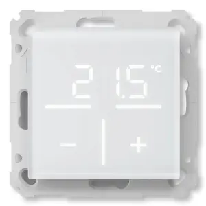 Настенный стеклянный термостат Homematic IP 161333A0 с датчиком CO2, цифровой RF, 230 В, 54,5×54,5×29 мм