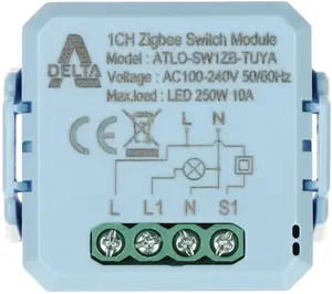 Smart switch Atlo ATLO-SW1ZB-TUYA ZigBee Tuya Smart single-channel (ATLO-SW1ZB-TUYA)