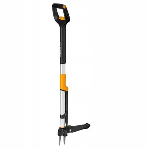 Садовый выдергиватель сорняков Fiskars Ergonomic X-Series — модель 1080510, ручной извлекатель корней