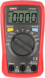 Multimeter Unit UT-33A+ by Unit — handheld digital multimeter, basic measurements