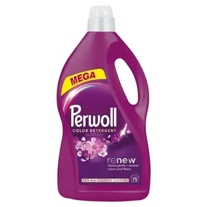 Жидкое средство Perwoll Blossom 75W, 3,75 л, для цветных и деликатных тканей