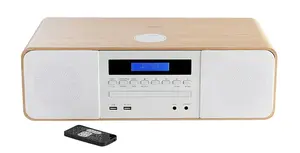 Home audio micro system THOMSON MIC201IDABBT — 60 W RMS, DAB+ / FM tuner, 3.5 mm aux, White/Wood