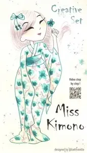 Marķieru komplekts TOMBOW Tombow Miss Kimono set — kancelejas marķieri