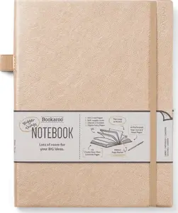 Notepad journal TEKA Bookaroo 547352 — large gold cover
