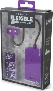 Book Light IF Flexible Book Light model 343707, purple flexible reading lamp