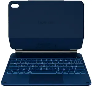 Tech-Protect Typecase Edge keyboard case for iPad 11" (A16) 2025 and iPad 10.9" 2022 — Pacific Blue