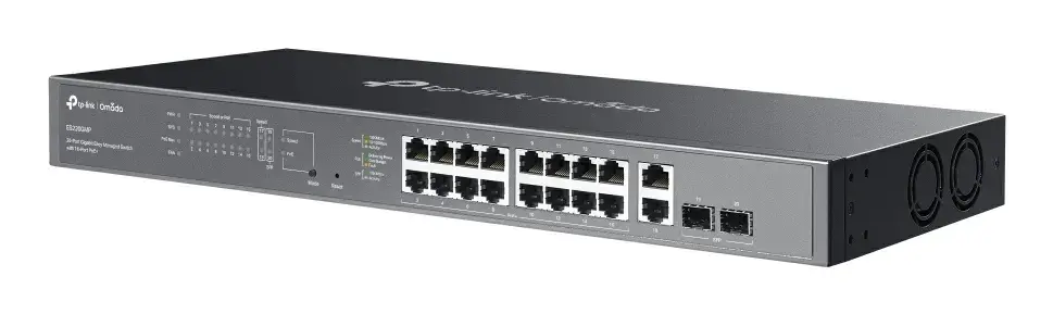 Omada ES220GMP управляемый L2 Gigabit PoE коммутатор Photo 3