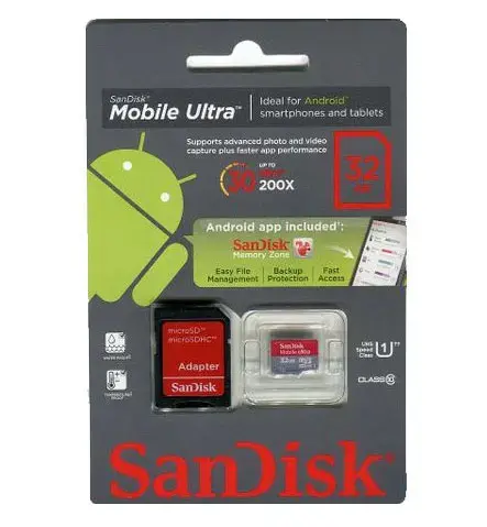 SANDISK 32GB Android Ultra microSDHC Photo 2