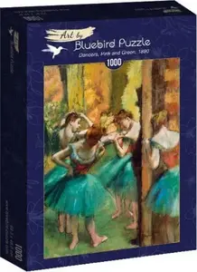 Jigsaw Puzzle Bluebird Puzzle 1000 pieces — Pink and Green Dancer (Degas) — art reproduction