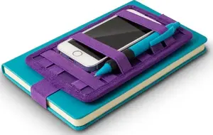 Notebook Tidy Organizer IF Bookaroo — purple, compact desk organizer for notes and stationery