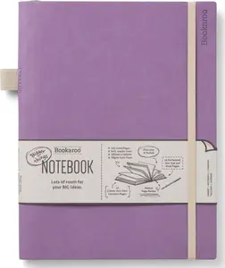 Notebook Peter Pauper Press Bookaroo large – light purple cover, ruled pages