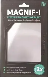 Magnifying Sheet / Book Magnifier A5 IF model 343765, thin flexible A5 reading lens