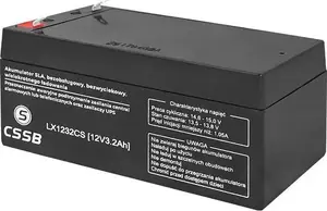 Гелевый аккумулятор CSSB 12 В 3.2 А·ч, бренд CSSB, модель LX1232CS