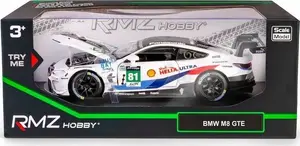 Die-cast model car Daffi RMZ Hobby 1:32 BMW M8 GTE 2018 H-119 (scale 1:32)