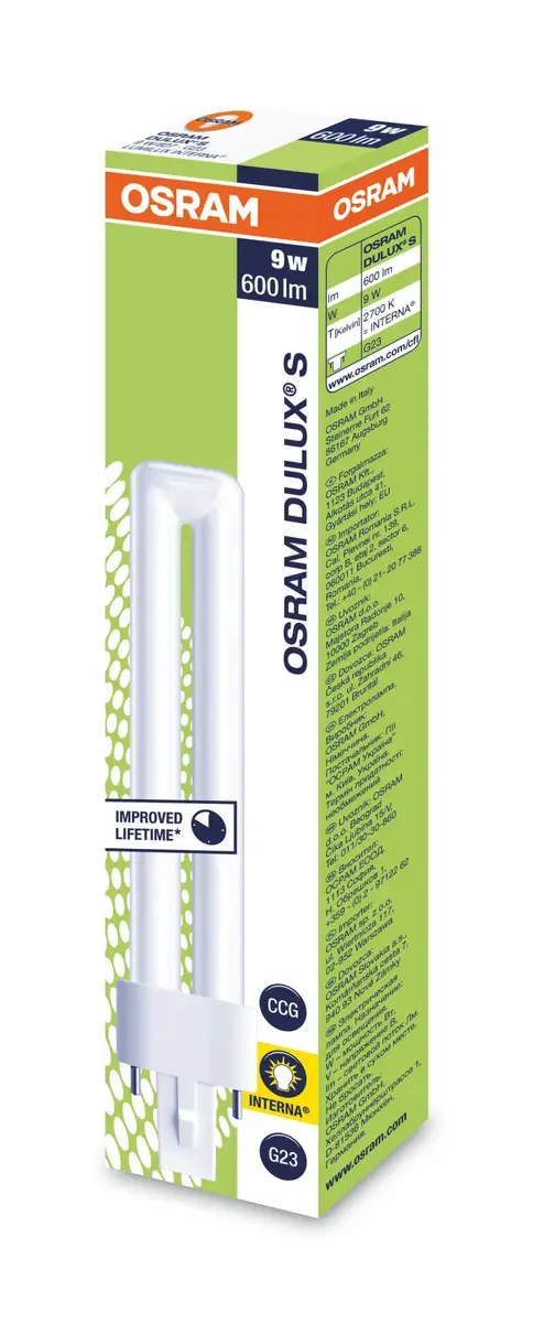 Osram DULUX S 9 W/827 kompakta fluoreseko spuldze Photo 4