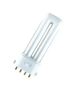 Fluorescent bulb Osram Dulux S/E 9 W, 2G7 base, T12, 600 lm, Warm white (CRI 89)