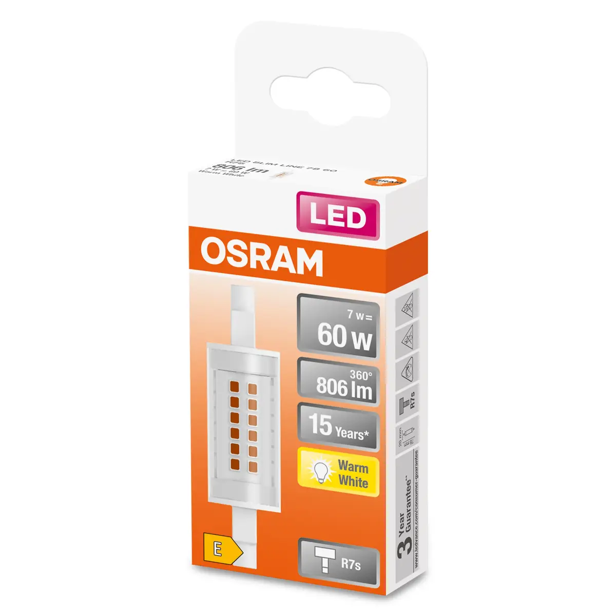 Osram SLIM LINE LED 7 W R7s 2700 K Photo 5