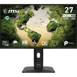 Компьютерный монитор MSI Pro MP275PGN E14 27 дюймов Full HD LCD 1920 x 1080 пикселей 144 Гц Черный